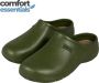 Comfort Essentials Klompen Heren Tuinklompen Heren Groen Army Tuinschoenen Werkschoenen Werkklompen Slippers Heren Clogs Heren Instappers Heren - Thumbnail 1