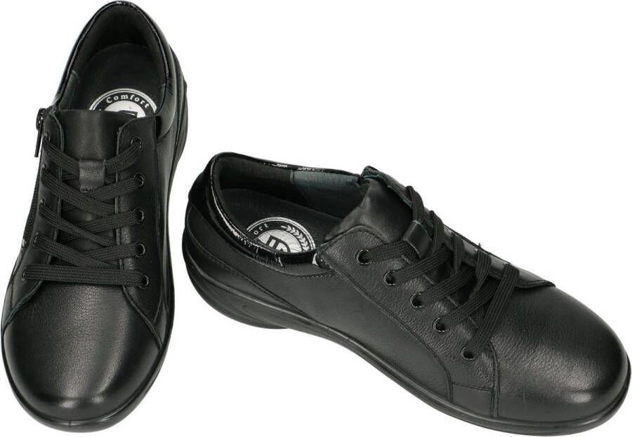 Comfort G- -Dames zwart sneakers