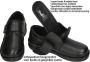 Comfort G- -Heren zwart geklede lage schoenen - Thumbnail 5