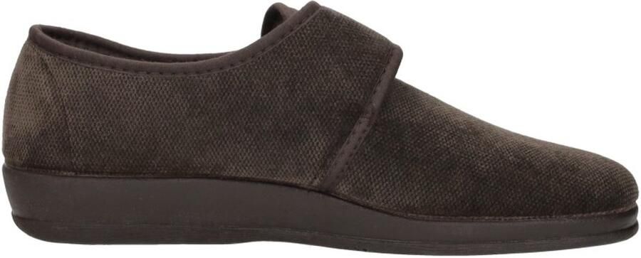 Comfort Plus Heren pantoffels Dicht donkerbruin - Foto 1