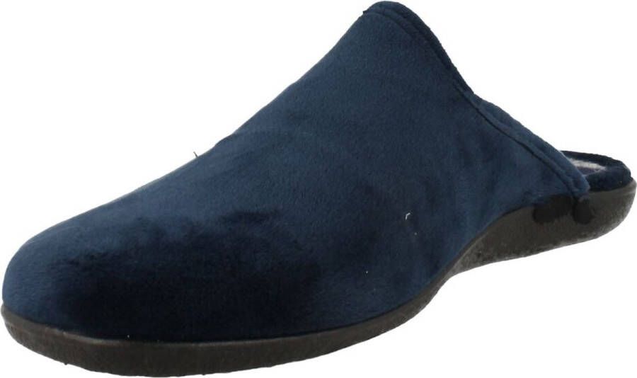 Comfort Plus heren pantoffel blauw