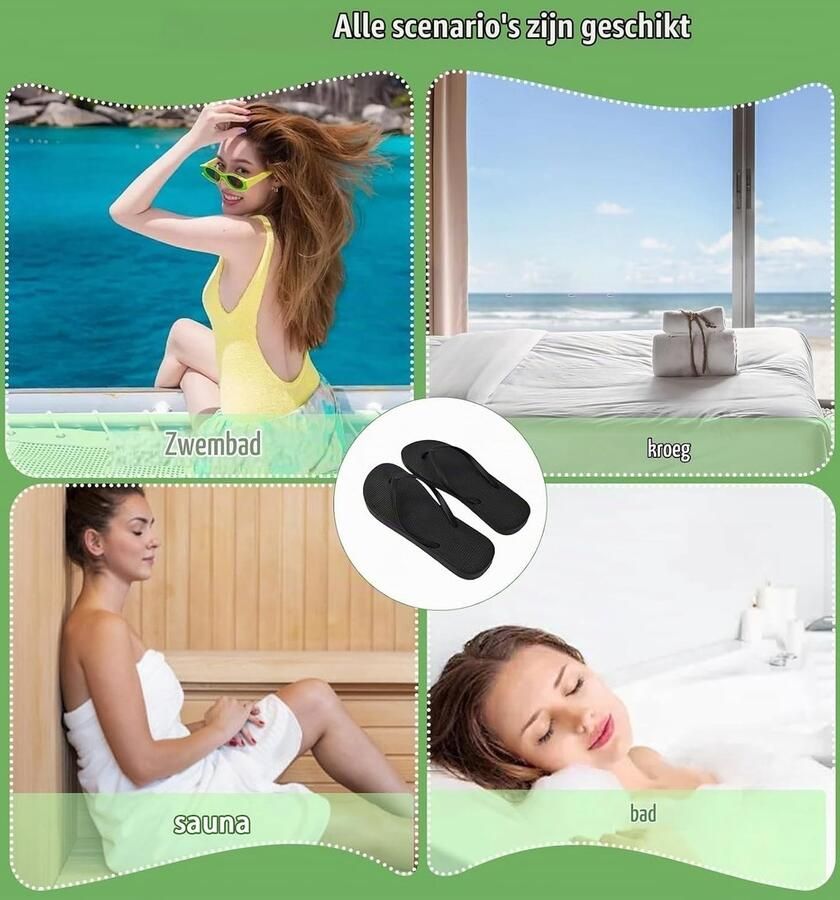 Comfortabele Antislip Flip-Flops voor en met Textuur voor Zomer en Strandgebruik - Foto 1