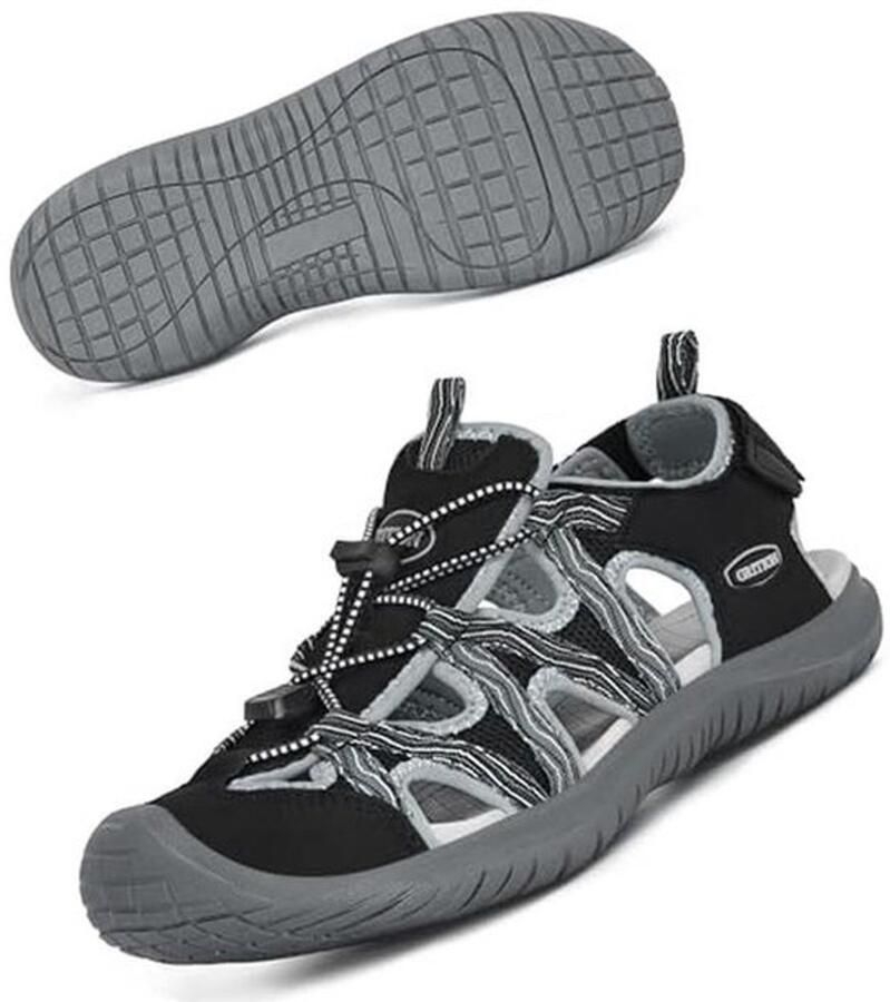 Comfortabele Dames Wandelsandalen voor Zomer Ademend Waterdicht Gesloten Neus