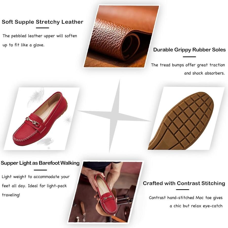 Comfortabele en lichte dames slippers van leer