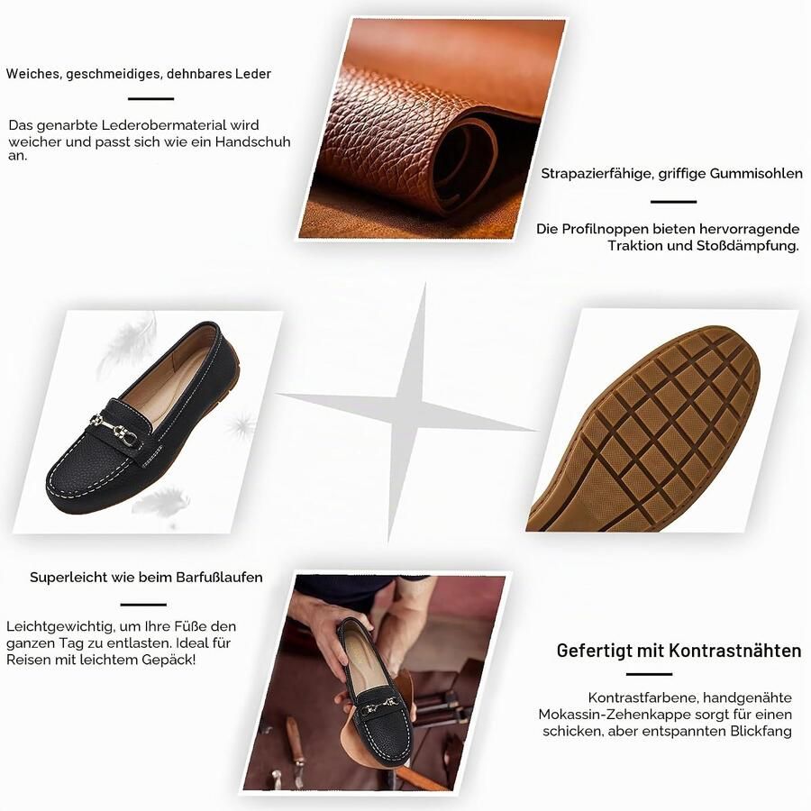 Comfortabele en lichte dames slippers van leer
