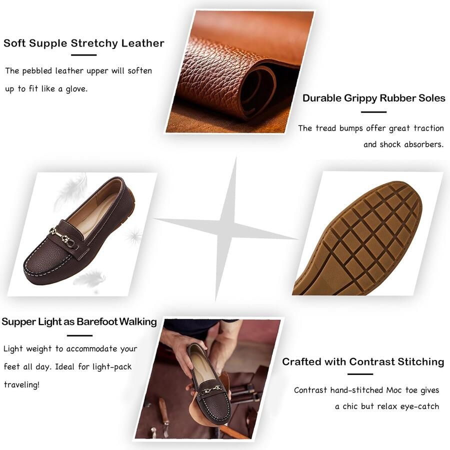 Comfortabele en lichte dames slippers van leer