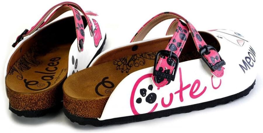 Comfortabele en lichte pantoffels van imitatieleer met EVA-zool
