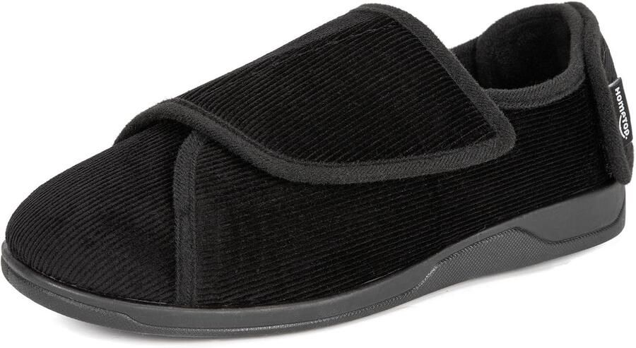 Comfortabele Heren Pantoffels met Klittenband Verstelbaar & Antislip
