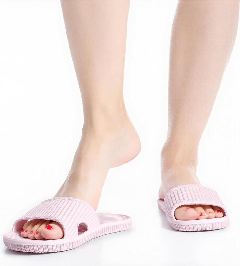 Comfortabele Open Teen Doucheslippers voor en Antislip Sandalen voor Thuis Badkamer en Zwembad