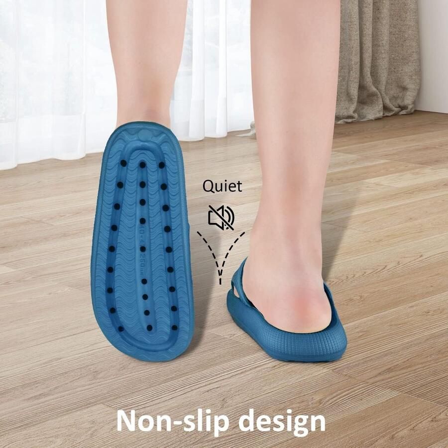 Comfortabele slippers voor en luchtige open teen sandalen antislip rubberen slippers voor de zomer