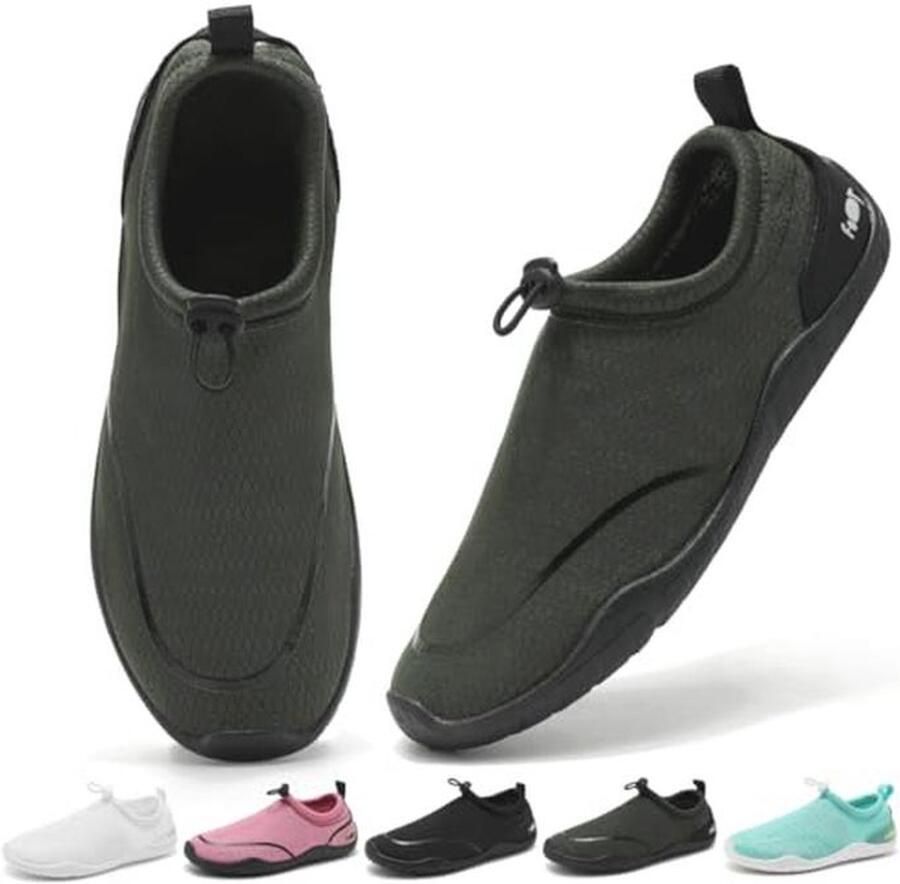 Comfortabele Sneldrogende Waterschoenen voor en met Dikke Zool en Antislip