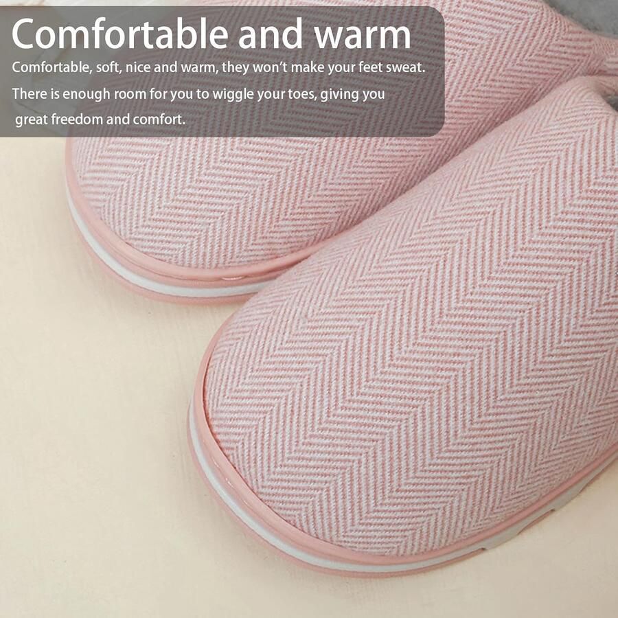 Comfortabele Unisex Slippers van Geheugenfoam Zachte Pluche Pantoffels voor de Winter