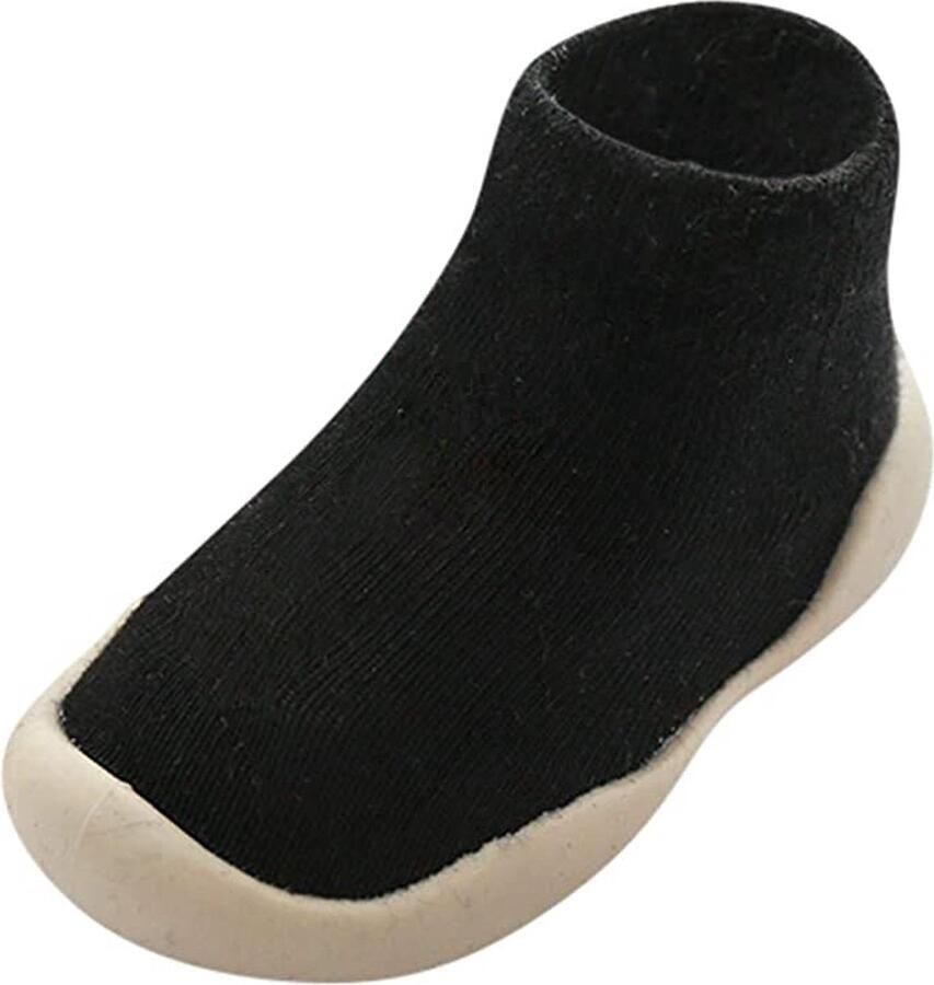 Completebabyuitzet Antislip baby schoentjes eerste loopschoentjes schoen -21 – 12-18 maanden (13cm) zwart