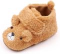 Completebabyuitzet Babyschoentjes Eerste loopschoentjes Teddy stof Lichtbruin - Lichtbruin