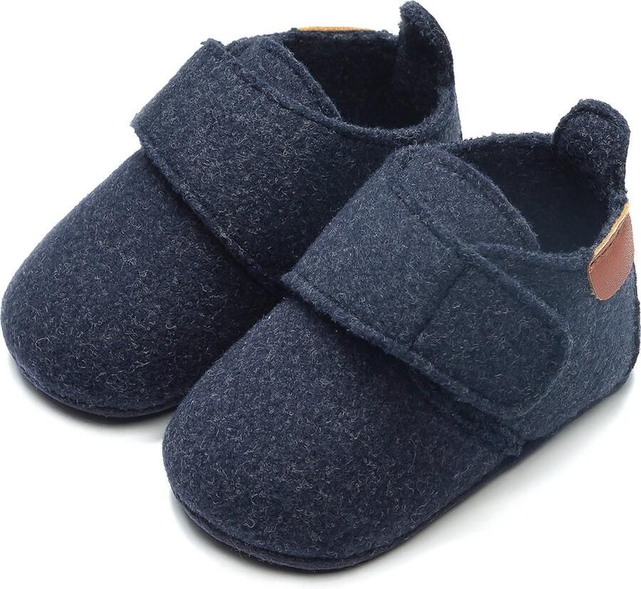 Completebabyuitzet Babyschoentjes Klittenbandsluiting Blauw