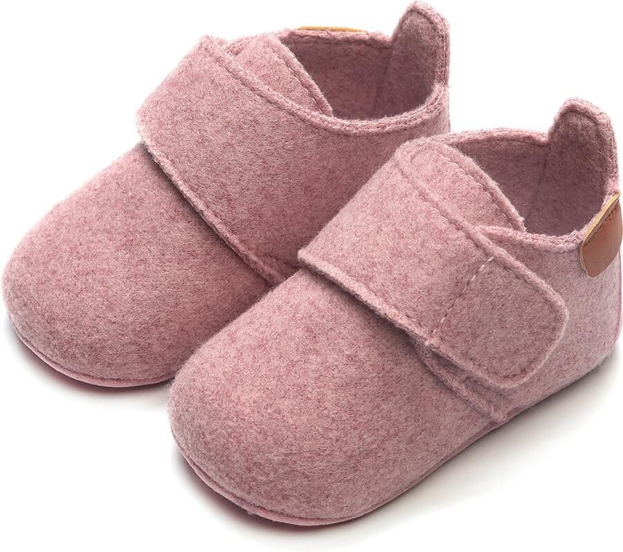 Completebabyuitzet Babyschoentjes Klittenbandsluiting Roze