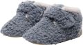 Completebabyuitzet Steppies Babyslofjes met Antislipzolen Blauw Zachte Pluche Slofjes - Blauw