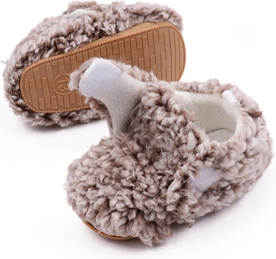 Completebabyuizet Babyschoentjes Eerste loopschoentjes Antislip Zool Bruin