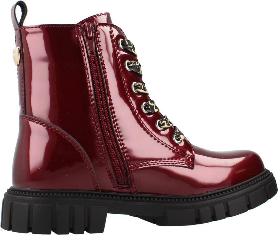 CONGUITOS COSH244018 MILITARY BOOTS PATENT Bordeuax