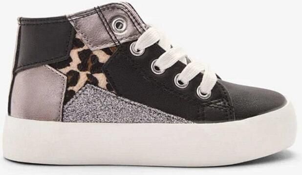 CONGUITOS Meisjes Sneakers Zwart Synthetisch Leopard Metallic