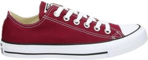 Converse All Star Maroon Rood Wit