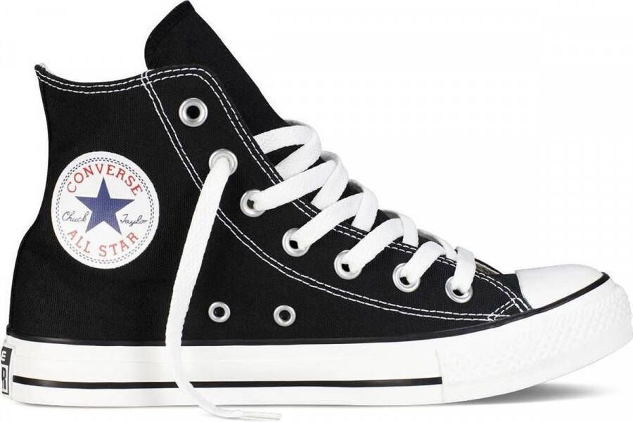 Converse All Star Sneakers Hoog Black White