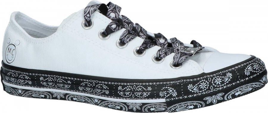 Converse As Ox Miley Sneaker laag sportief Dames Wit White Black White