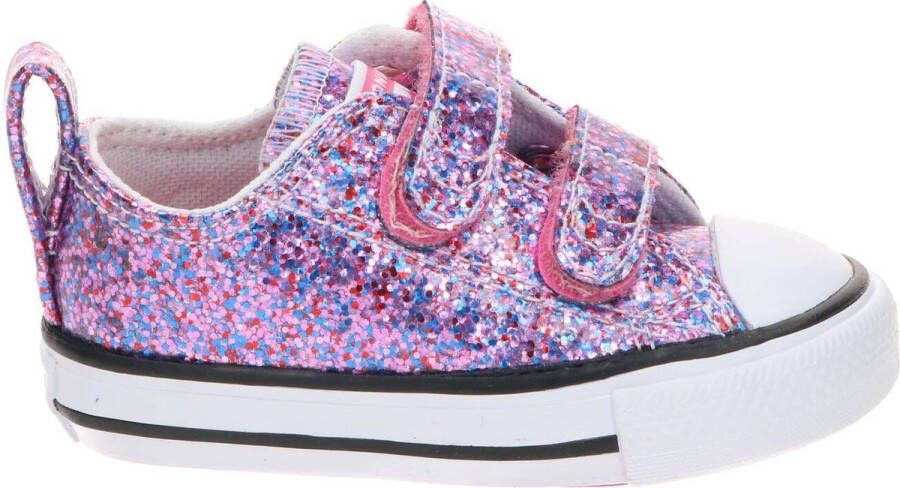 Converse Chuck Taylor All Star 2V Coated Glitter Ox Sneaker Meisjes