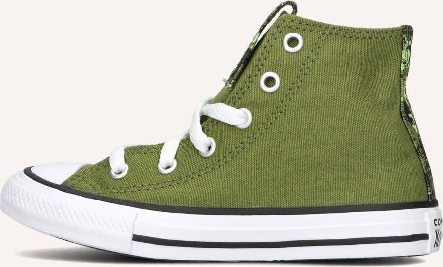 Converse Chuck Taylor All Star Digi Camo Hoge sneakers Jongens Kids Groen