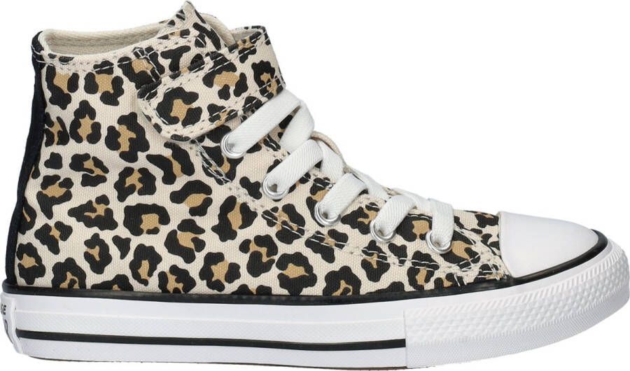Converse Chuck Taylor All Star Easy On Leopard meisjes sneaker Beige multi