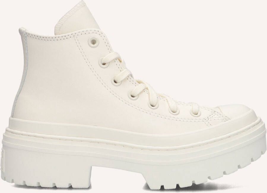 Converse Chuck Taylor All Star Heel Hi Sneakers Dames Leren Sneaker Wit