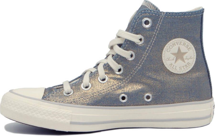 Converse Dames Hoge sneakers Chuck Taylor All Star Hi Dames Blauw -  Schoenen.nl