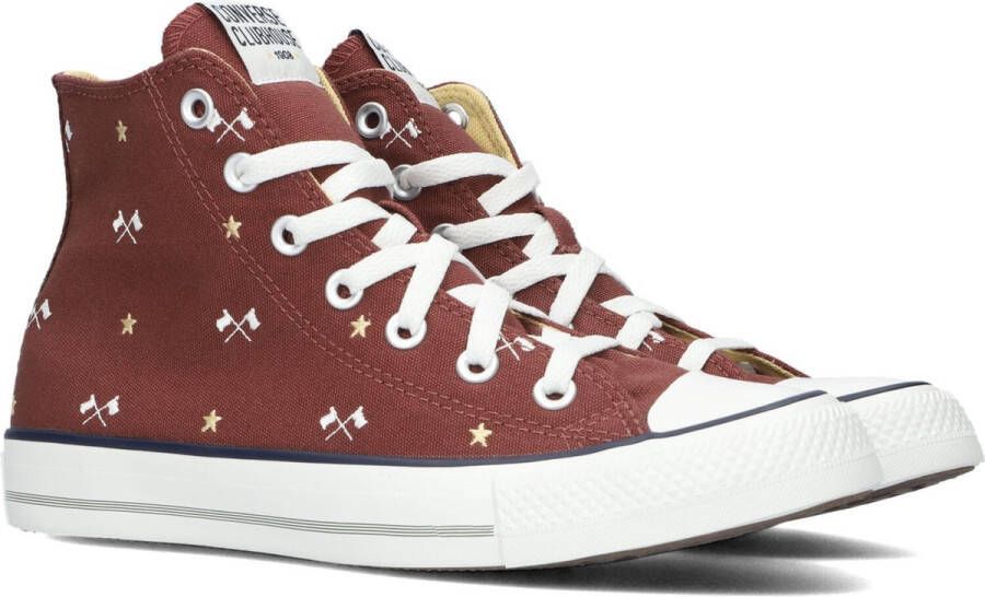 Converse Chuck Taylor All Star Hi Hoge sneakers Dames Rood