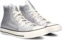 Converse Chuck Taylor All Star Hi Sneakers Leren Sneaker Dames Zilver - Thumbnail 1