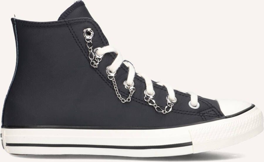 Converse Chuck Taylor All Star Hi Sneakers Dames Leren Sneaker Zwart