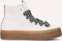 Converse Chuck Taylor All Star Hi Vintage Sneakers Dames Wit - Thumbnail 1