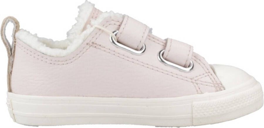 Converse CHUCK TAYLOR ALL STAR LEASTHER & SHERPA EASY-ON Roze