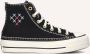 Converse Chuck Taylor All Star Lift Crafted Stitching Sneakers Dames Zwart - Thumbnail 1