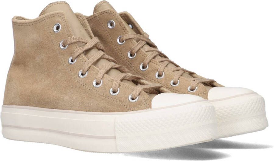 Converse Chuck Taylor All Star Lift Hi Hoge sneakers Dames Bruin