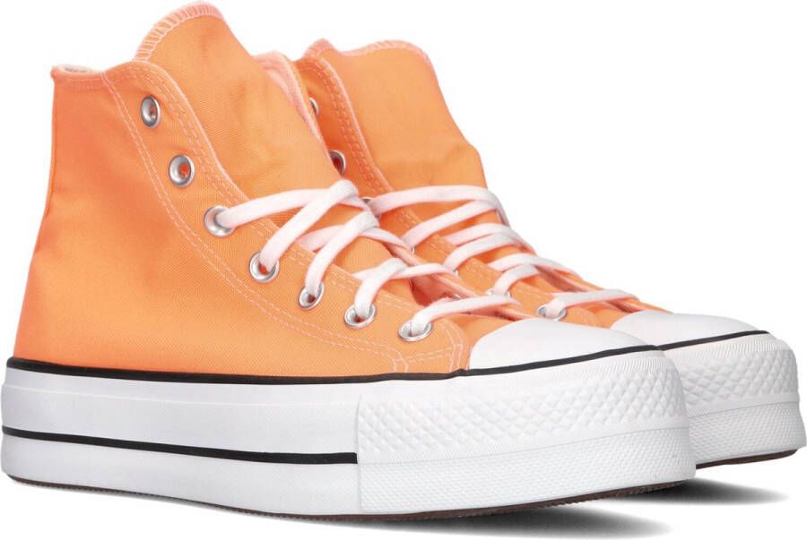 Converse Oranje Hoge Sneakers Taylor All Star Lift Hi Orange Dames