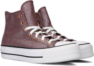 Converse Chuck Taylor All Star Lift Hi Hoge sneakers Dames Paars