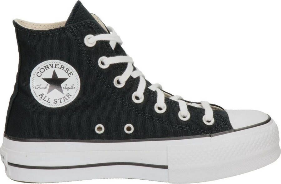 Converse Chuck Taylor All Star Lift Hi Hoge sneakers Dames Zwart
