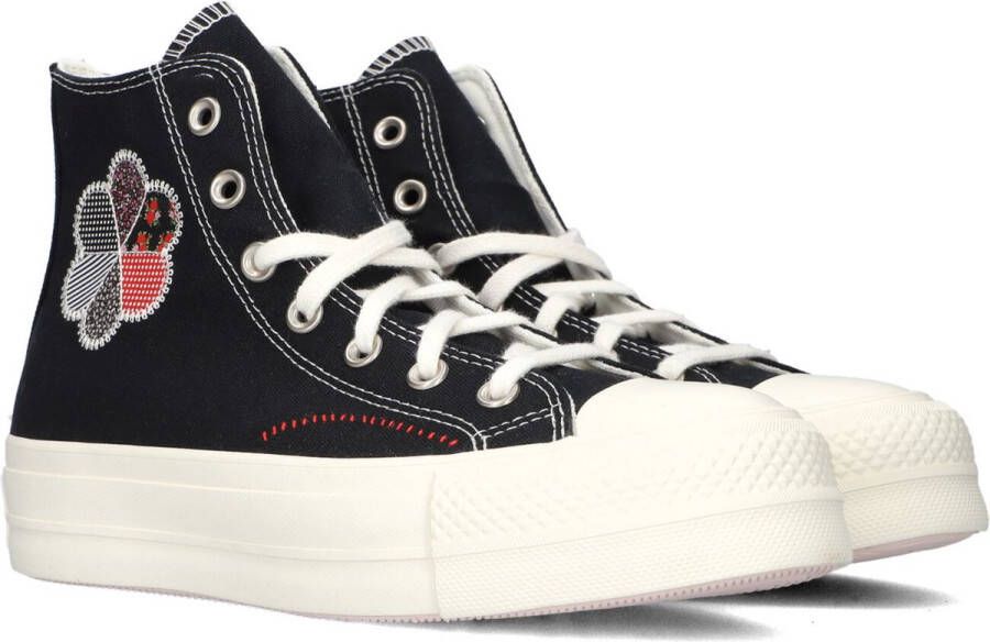 Converse Chuck Taylor All Star Lift Hi Hoge sneakers Dames Zwart