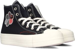 Converse Chuck Taylor All Star Lift Hi Hoge sneakers Zwart
