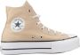 Converse Dames Hoge sneakers Chuck Taylor All Star Lift Hi Beige Textiel - Thumbnail 5
