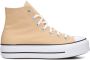 Converse Dames Hoge sneakers Chuck Taylor All Star Lift Hi Beige Textiel - Thumbnail 4