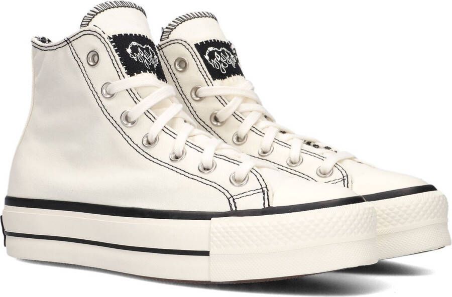 Converse Chuck Taylor All Star Lift Hoge sneakers Dames Ecru