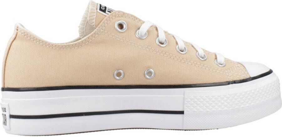 Converse Chuck Taylor All Star Lift Ox Sneakers Dames Beige