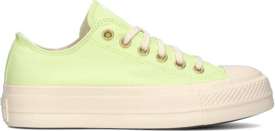Converse Chuck Taylor All Star Lift Ox Lage sneakers Dames Geel