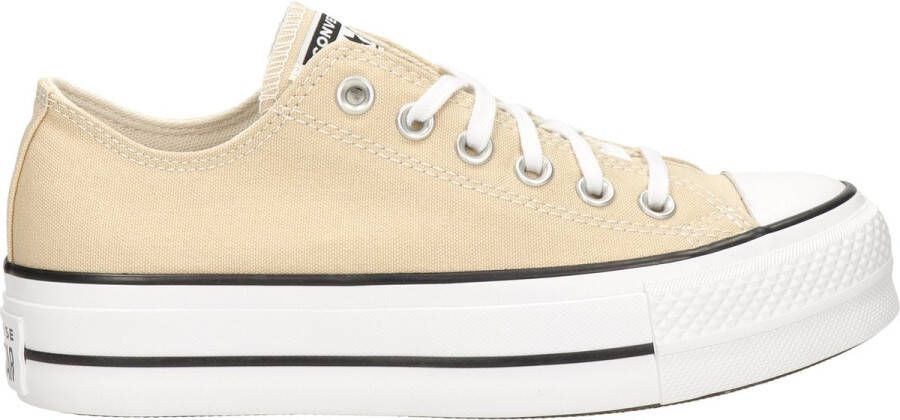 Converse Chuck Taylor All Star Lift Platform Fashion sneakers Schoenen oat milk white black maat: 40 beschikbare maaten:37 38 40 41 36.5 41.5 - Foto 3